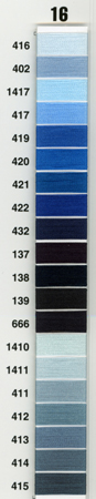ウルトラポス刺繍糸120Dの02列