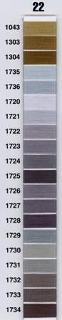 ウルトラポス刺繍糸120Dの01列